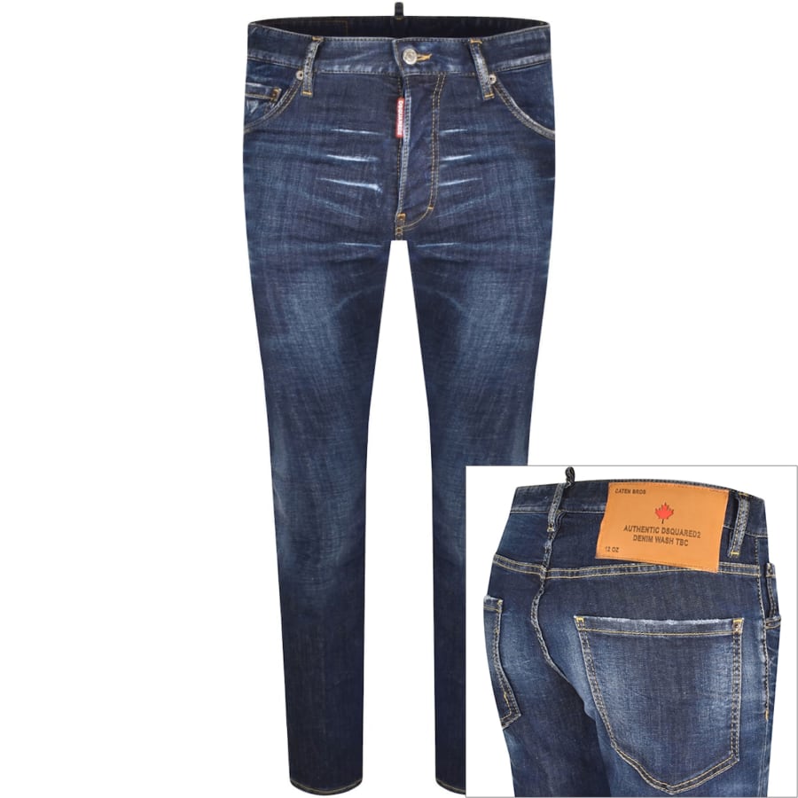 DSQUARED2 ジップ BIG ZIP 52スキニー　Cool Guy cool-guy-jeans-dsquared2-black